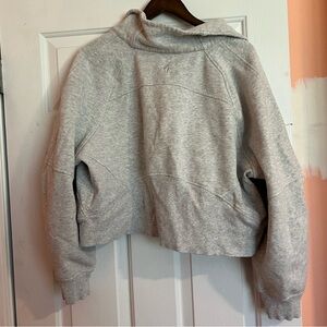 Scuba oversized funnel neck half zip